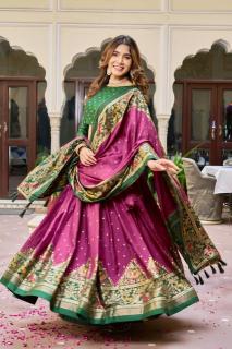 Piramid Dola Silk Bridal lehenga choli wholesale