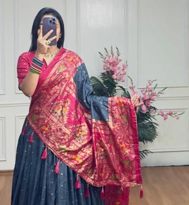 Piramid Green Dola Silk Wholesale lehenga choli suppliers