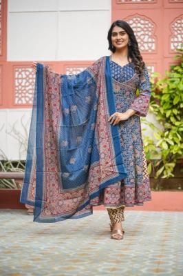 Premium quality cottton anarkali Kurti wholesalers in Ahmedabad