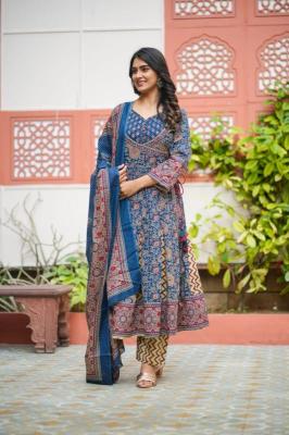 Premium quality cottton anarkali Kurti wholesalers in Ahmedabad