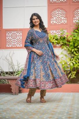 Premium quality cottton anarkali Kurti wholesalers in Ahmedabad