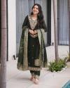 Presenting green color roman silk 3 Kurti wholesaler in Surat