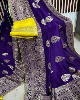 Pure banarasi dola silk Wholesale saree vendors in Hyderabad