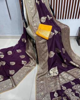 Pure banarasi dola silk Wholesale saree vendors in Hyderabad