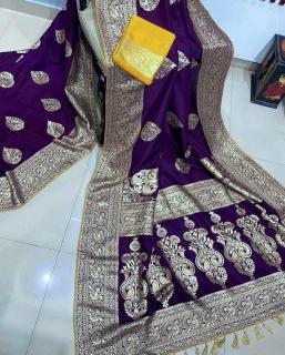 Pure banarasi dola silk Wholesale saree vendors in Hyderabad