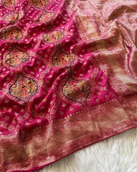 Pure soft banarasi matka silk Surat wholesale saree shops