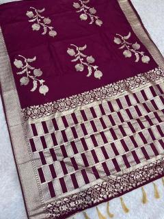 Pure soft khadi crepe silk Surat saree market