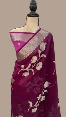 Pure soft khadi crepe silk Surat saree market