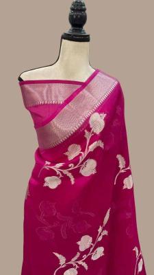 Pure soft khadi crepe silk Surat saree market