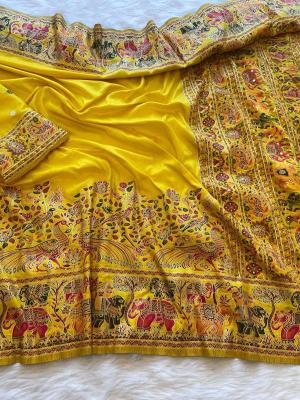 Pure soft rajwadi pashmina Wholesale saree price in Surat