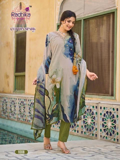 Radhika lifestyle cotton apark vol 1 Ladies kurtis in Ahmedabad