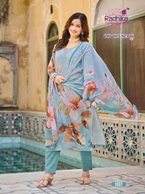 Radhika lifestyle cotton apark vol 1 Ladies kurtis in Ahmedabad