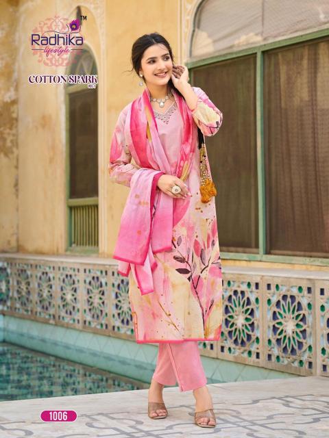 Radhika lifestyle cotton apark vol 1 Ladies kurtis in Ahmedabad