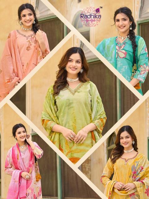 Radhika lifestyle cotton apark vol 1 Ladies kurtis in Ahmedabad