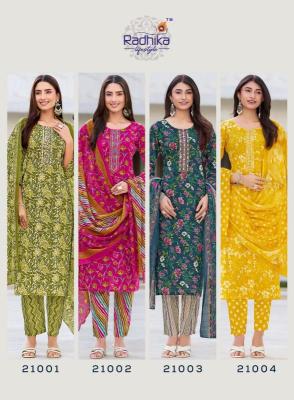 Radhika lifestyle cotton kudi vol 21 Kurti manufacturers in Surat