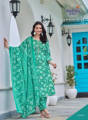 Radhika lifestyle cotton kudi vol 22 indian kurti pattern
