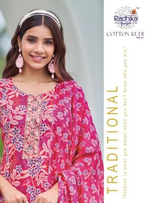 Radhika lifestyle cotton kudi vol 22 indian kurti pattern