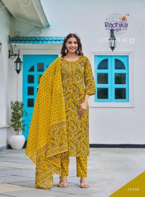 Radhika lifestyle cotton kudi vol 22 indian kurti pattern