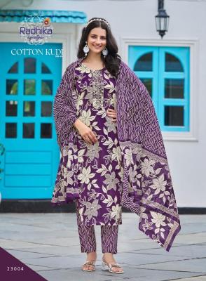 Radhika lifestyle cotton kudi vol 22 indian kurti pattern