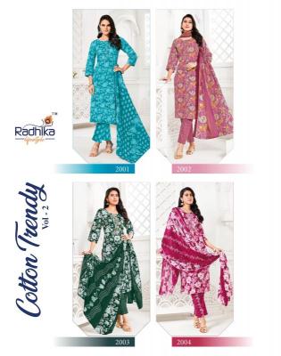 Radhika lifestyle cotton trendy vol 2 Surat party wear kurtis wholesale