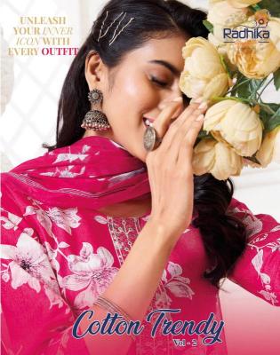 Radhika lifestyle cotton trendy vol 2 Surat party wear kurtis wholesale
