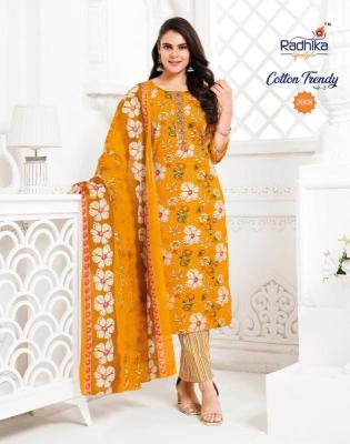 Radhika lifestyle cotton trendy vol 2 Surat party wear kurtis wholesale