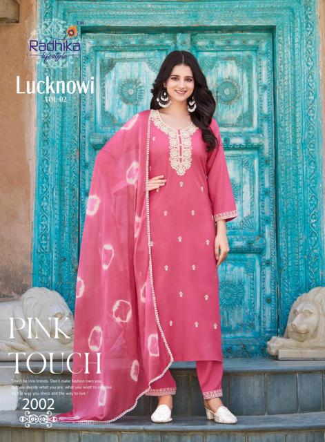 Radhika lifestyle lucknowi vol 2 Kurti wholesale suppliers in Ahmedabad