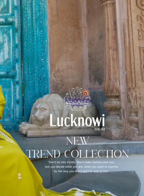 Radhika lifestyle lucknowi vol 2 Kurti wholesale suppliers in Ahmedabad
