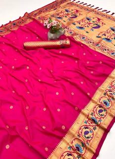 ragini-vol-7 peacock paithani Indian saree wholesale online
