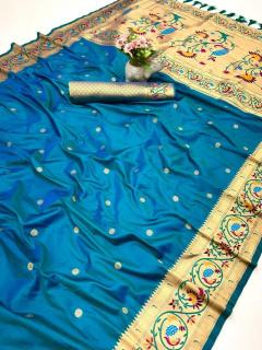 ragini-vol-7 peacock paithani Indian saree wholesale online