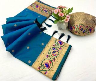 ragini-vol-7 peacock paithani Indian saree wholesale online