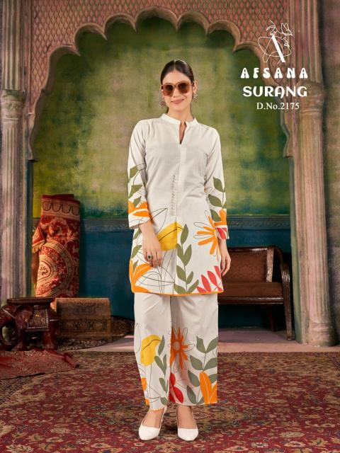 Rang surang premium cotton coord set  Kurti exporters in Ahmedabad