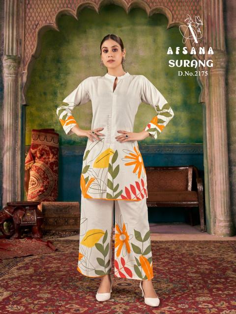 Rang surang premium cotton coord set  Kurti exporters in Ahmedabad