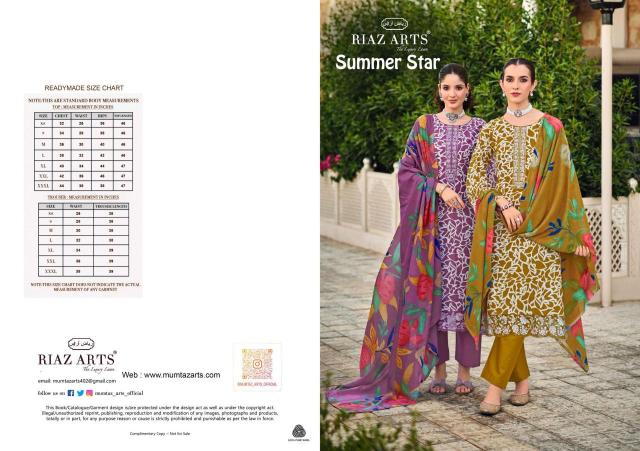 Riaz arts riaz summer star Dress materials manufacturers
