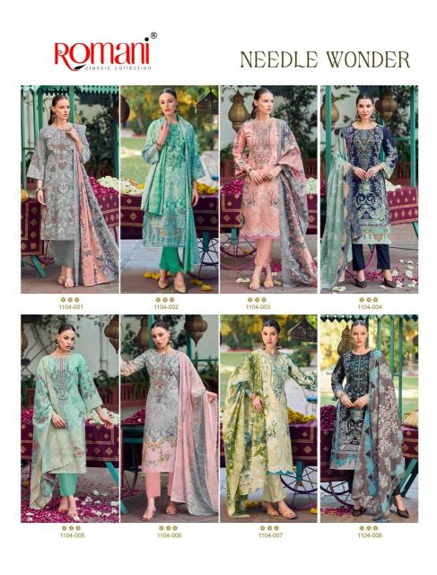 Romani needle wonder Wholesale dress materials in Ahmedabad
