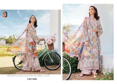 Sharaddha designer maria b.vol 19 Cotton dress material wholesale