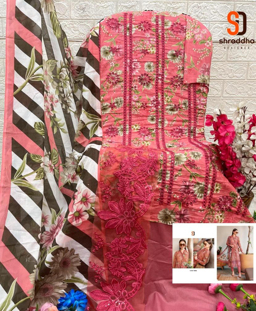 Sharaddha designer maria b.vol 19 Cotton dress material wholesale