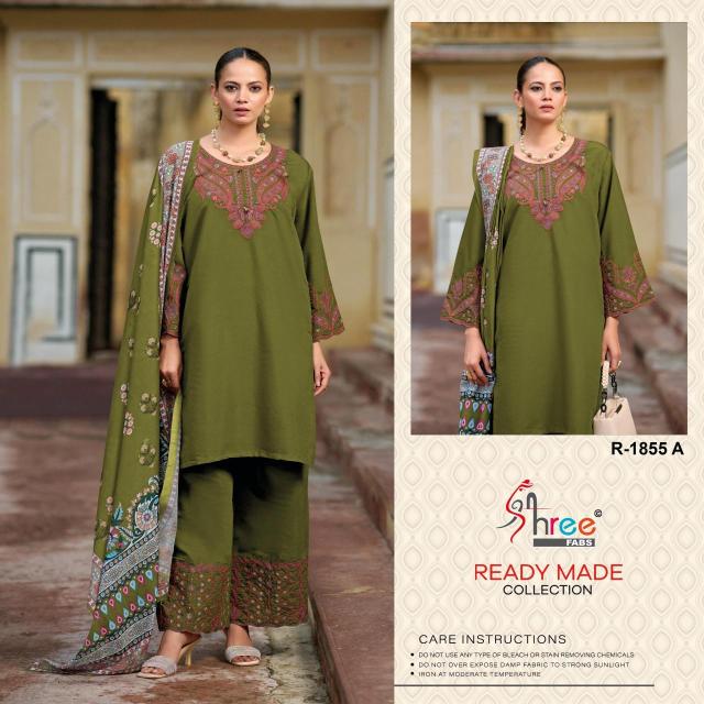 Shree fab d.no-1855 Salwar Kameez Wholesale Dealers