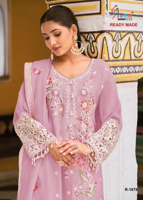 Shree fab d.no-1875 Designer Salwar Kameez Wholesale in Kolkata