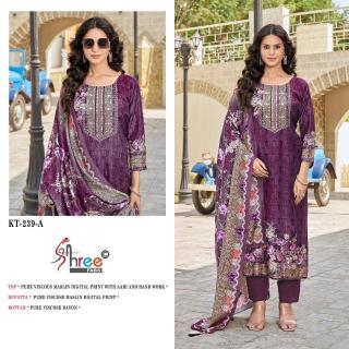 Shree fab d.no-KT-239 Dress material distributors in Hyderabad