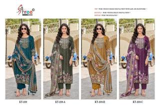 Shree fab d.no-KT-239 Dress material distributors in Hyderabad