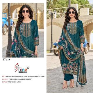 Shree fab d.no-KT-239 Dress material distributors in Hyderabad
