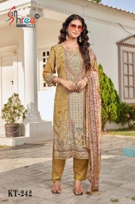 Shree fab d.no- KT - 242 Wholesale dress materials market