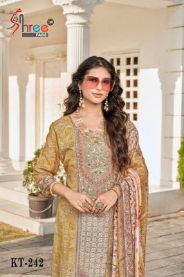 Shree fab d.no- KT - 242 Wholesale dress materials market