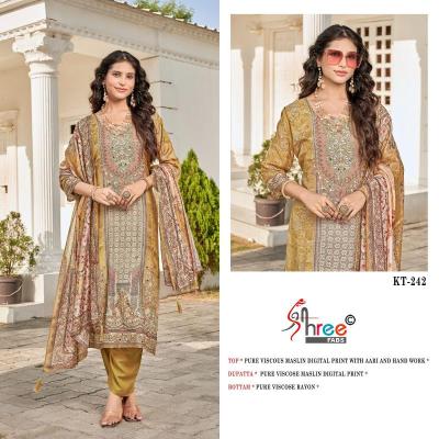 Shree fab d.no- KT - 242 Wholesale dress materials market