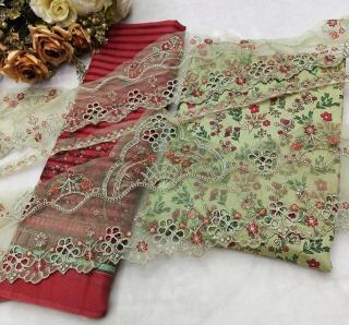 Shree fab sada bahar cutwork collection nx Wholesale cotton dress materials