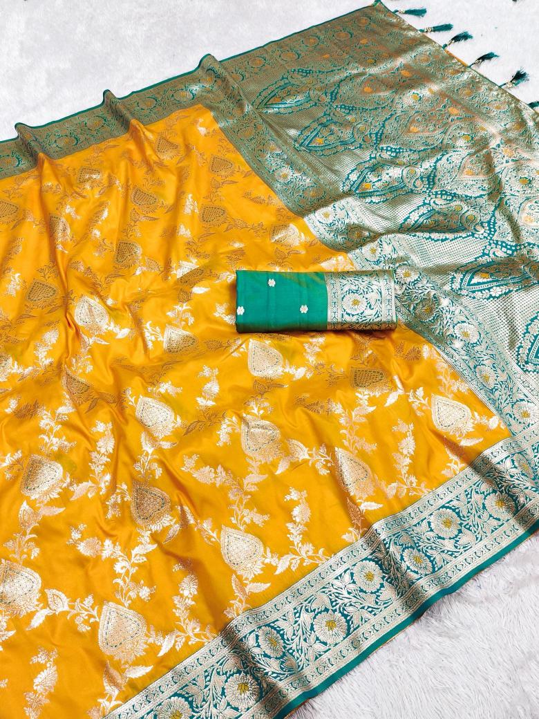 Soft banarasi silk zari Surat saree suppliers