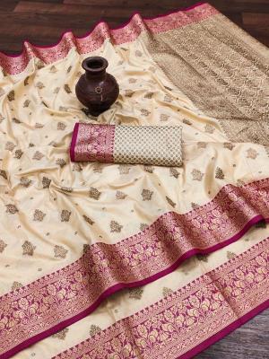 Soft silk Nx-152 with beautiful gold zari Wholesale Saree in Ahmedabad