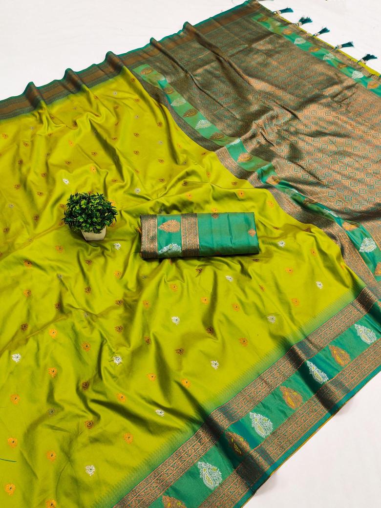 Soft silk with zari weaving  Saree wholesale market