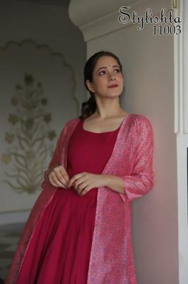 Stylishta super hit design flair gown Kurti wholesaler in Bangalore